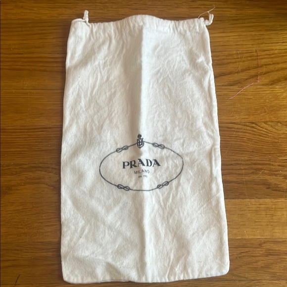 Prada White Logo Dust Bag - Picture 1 of 5